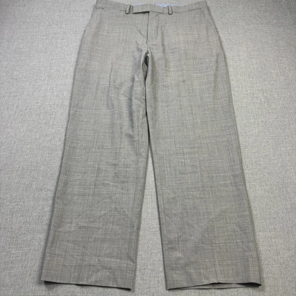 Polo Golf Ralph Lauren Wool Blend Dress Pants Mens 33x28 Gray Stretch Pockets